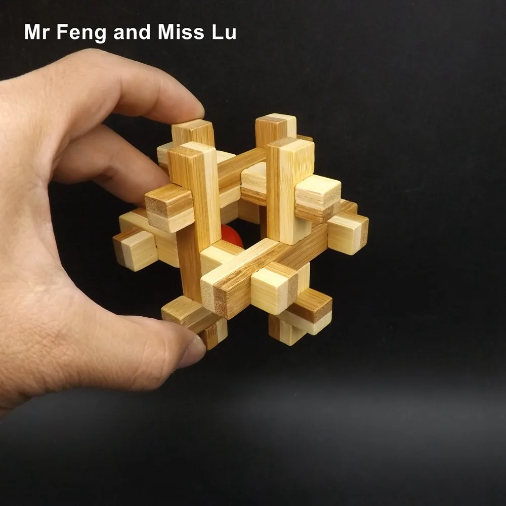 Бамбуковая 3D клетка традиционная китайская игрушка для детей - купить по
