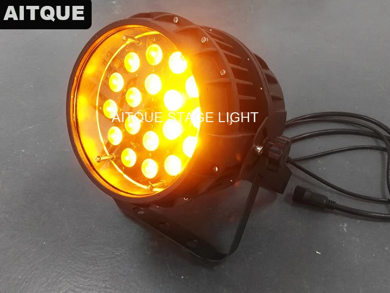 4 лот наружное ip65 светодиодное освещение светодиодный par-прожектор rgbwa zoom 18x15 5in1 led