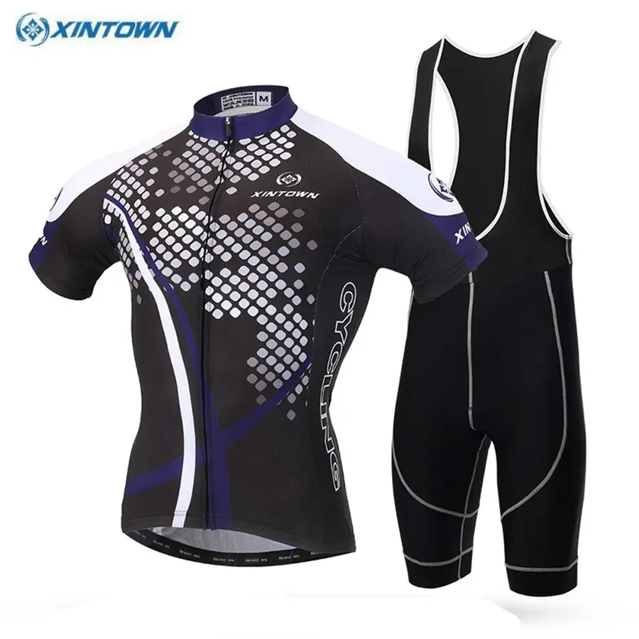 

XINTOWN Men Cycling Jersey Cycling Clothing maillot ciclismo roupa ciclismo Summer Pro Team Bib Shorts cycling set