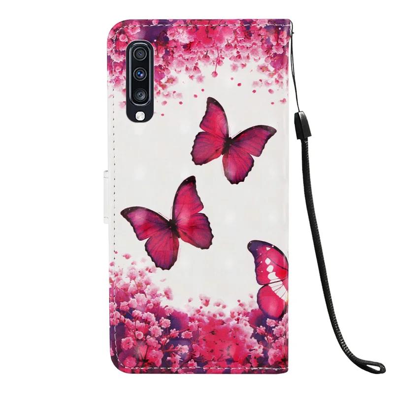 Кожаный чехол-книжка с отделениями для карт чехол для samsung Galaxy A6 A8 плюс A70 A50 A40 A30 A20S A10 S A20E A80 A50S A03S обложка книги мобильного телефона