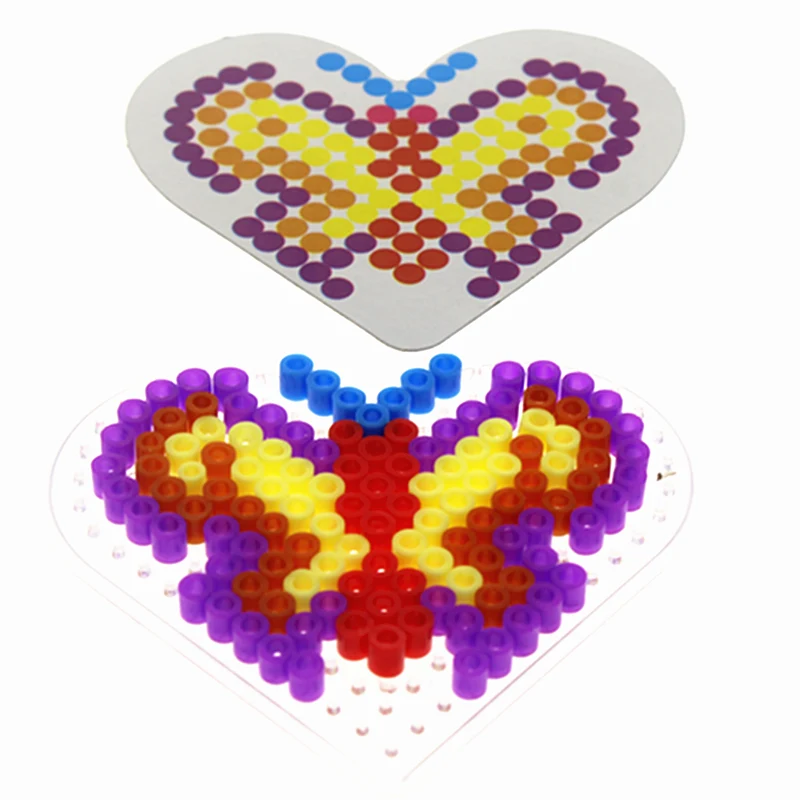 Бусины hama perler 5 мм 24 цвета 2400 штук в штучной упаковке набор из ЭВА для детей
