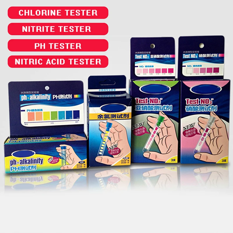 Аквариум тест ing качества воды хлорид Иона аквариум загрязнения точность нитрат