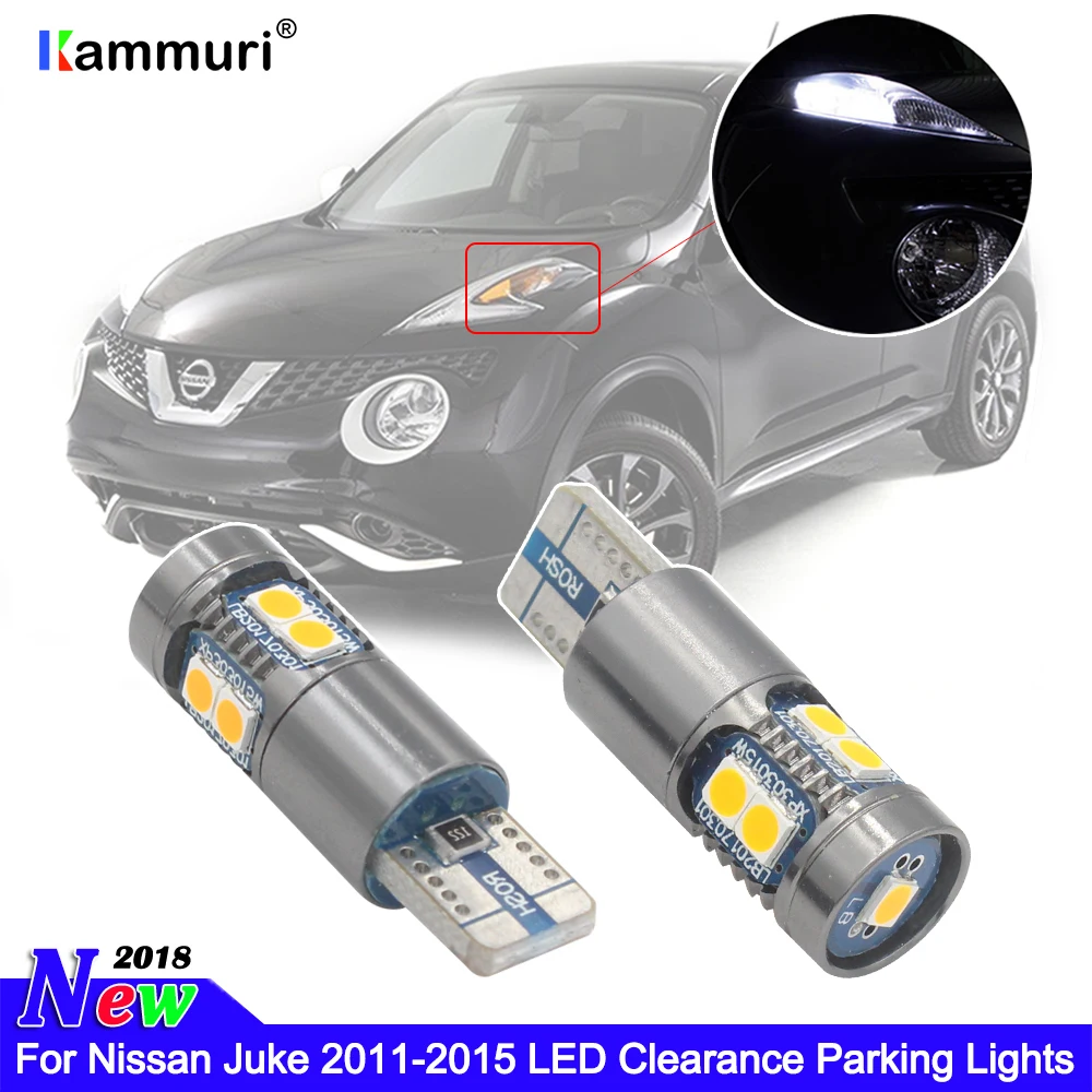 KAMMURI 2X без ошибок 198 T10 W5W Светодиодная лампа для Nissan Juke 2011- габаритный фонарь габаритные лампы Ксеноновые белые