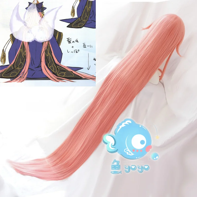 Tamamo no Mae косплей парик Fate Grand заказ Экстра CCC Кастер берсеркер Alterego TMAMO девять