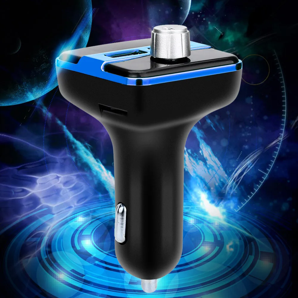 Франшиза 2019 Многофункциональный Bluetooth FM ЖК передатчик беспроводной MP3 TF радио