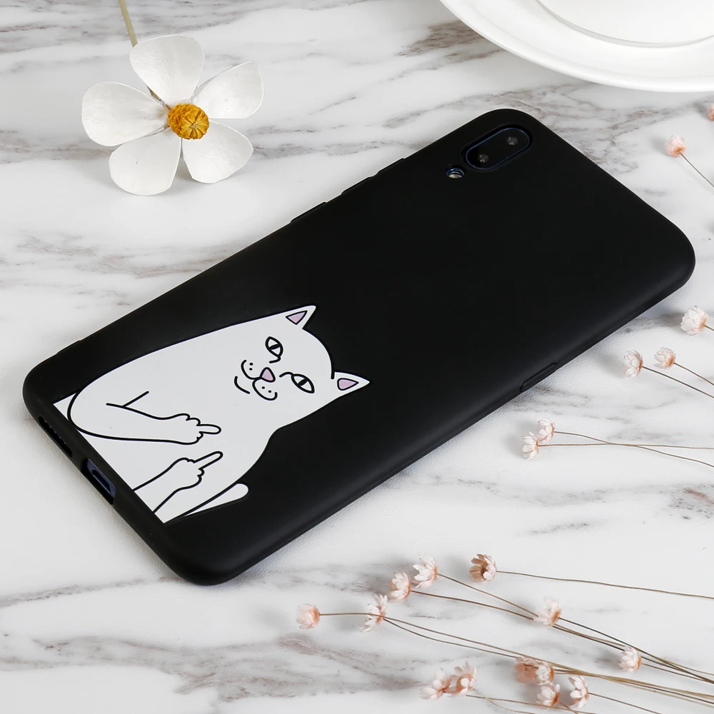 Для huawei P8 P9 P10 P20 Lite Plus P30 Pro P Smart чехол с забавным котом мягкий чехол для huawei mate 8 9 10 20 X Lite