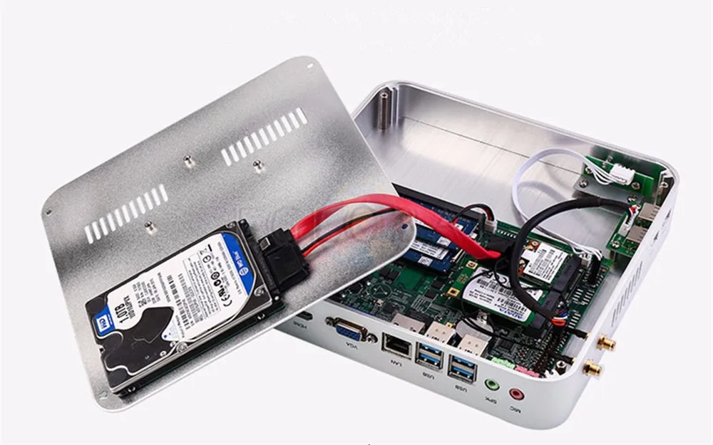 Новинка 2019 процессор EGlobal без вентилятора Nuc мини настольный компьютер ПК Windows 10