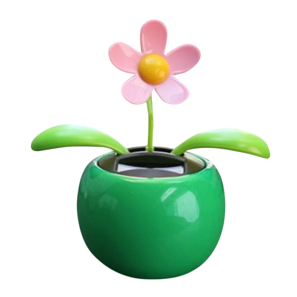 Car Decoration Solar Powered Dancing Flower Swinging Animated Dancer Toy Sunflower Car Decoration New Car Funny Toy 4.0