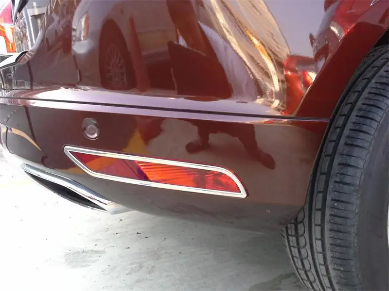 Хромированные Foglight спереди + сзади Туман свет лампы Крышка Накладка для Volvo XC60