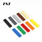 300 шт. плоская плитка 1x4 с канавкой, сделай сам, Enlighten MOC, пластиковый строительный кирпич, Короткие кирпичи, сборка частиц, плоская пластина 2431