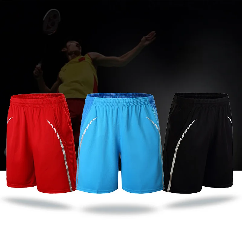 Outdoor Men Gym Fitness Tennis Shorts Badminton Soccer Breathable Quick Drying Training Running Exercise Workout Sports Shorts