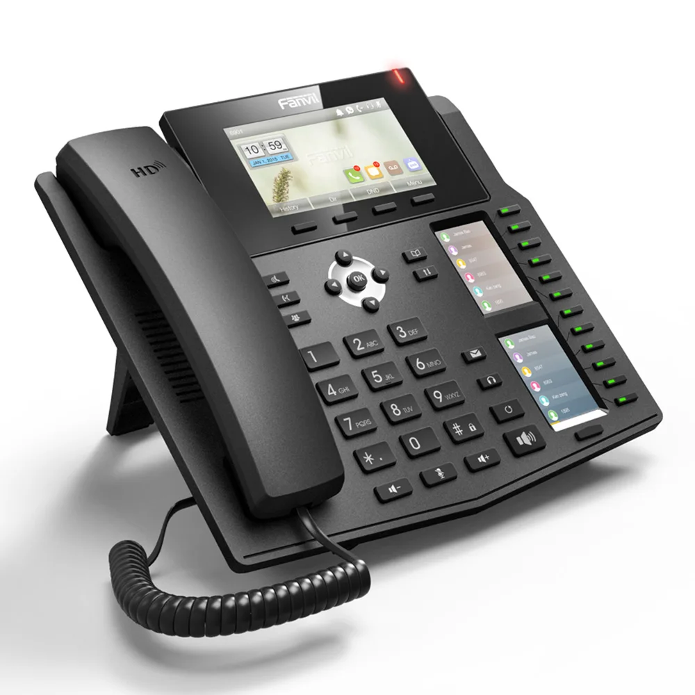 Новый Fanvil X6 IP телефон высокого класса предприятия Настольный HD голос с 6 SIP линий и