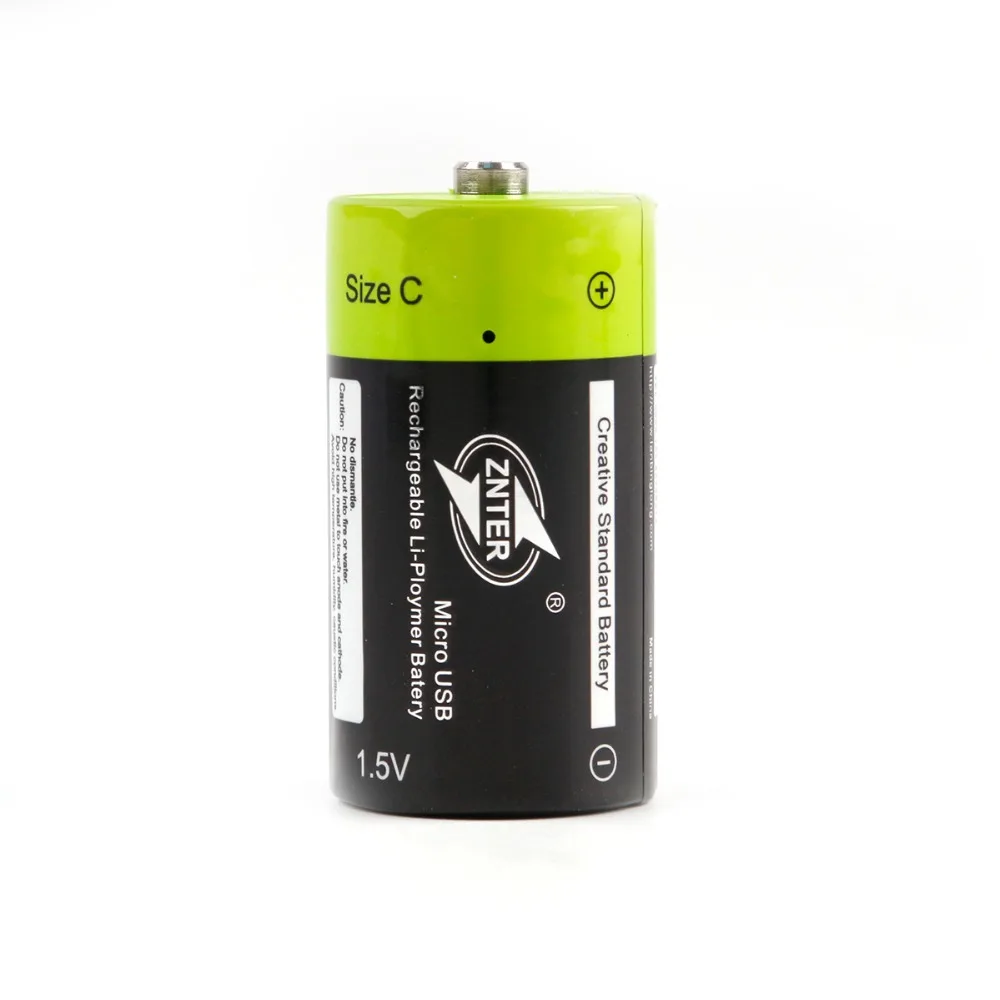 1,5 V 3000mAh USB перезаряжаемая батарея размер C Заряженная Lipo литий-полимерная батарея универсальная микро usb зарядка батареи