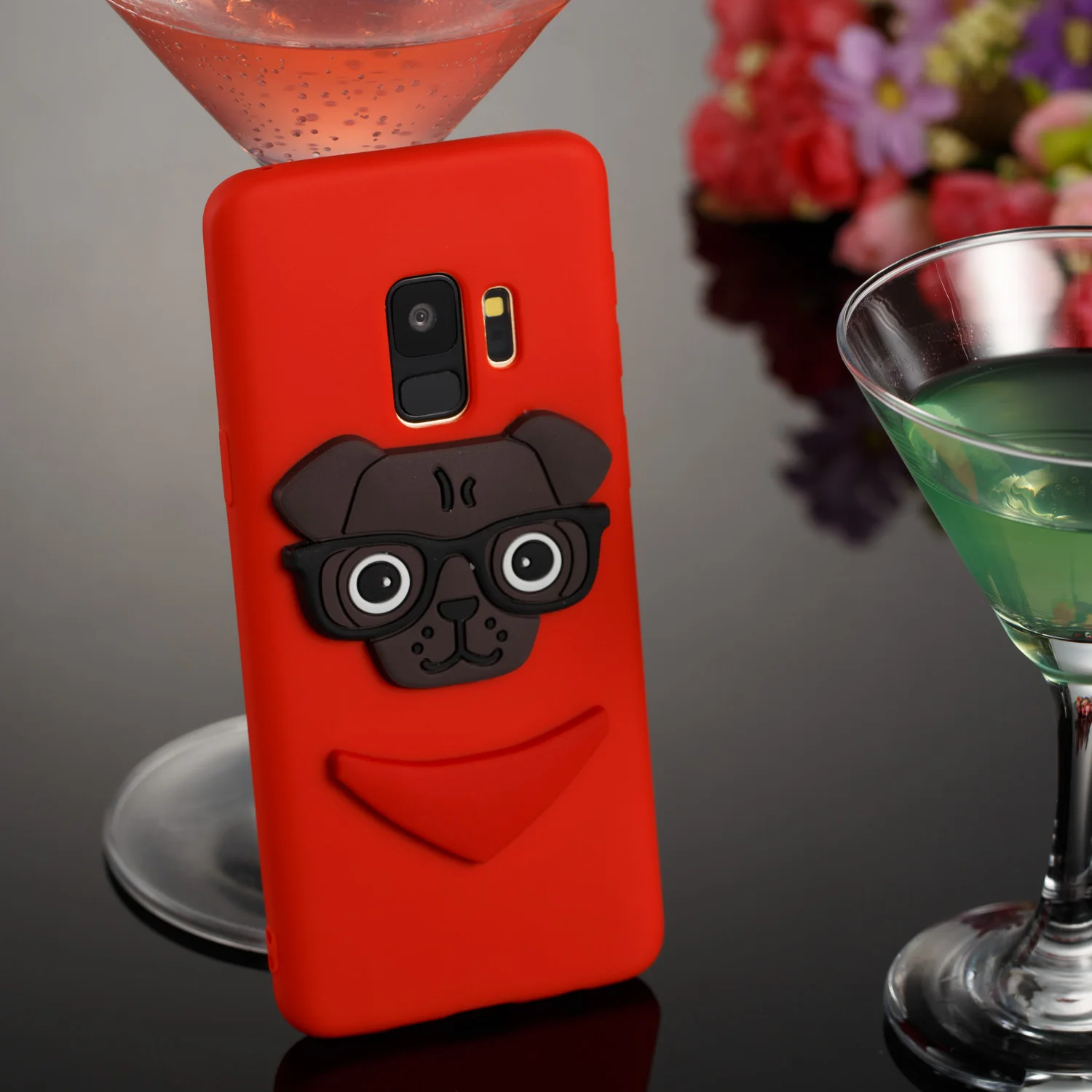 Чехол для Samsung Galaxy S9 милый силиконовый чехол с 3D рисунком Мягкий защитный из ТПУ