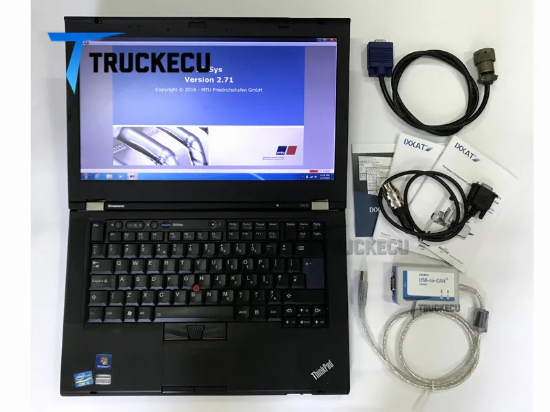 Диагностический комплект для MTU (USB к CAN V2) диагностический кабель MDEC ECU4 + тормозов