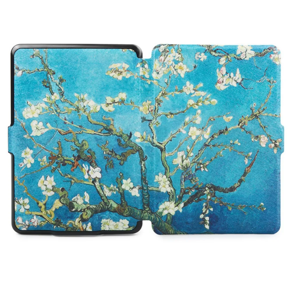 For Amazon New Kindle (8th Generation 2016) 6'' E-reader Cover Premium PU Leather Slim Shell Smart Auto Wake/Sleep | Компьютеры и