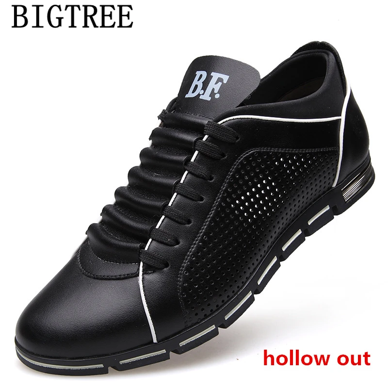 Elevator Shoes For Men Leather Sports Male Fashion Zapatos Casuales Hombres En Cuero Mocassin Homme Ayakkabı | Обувь