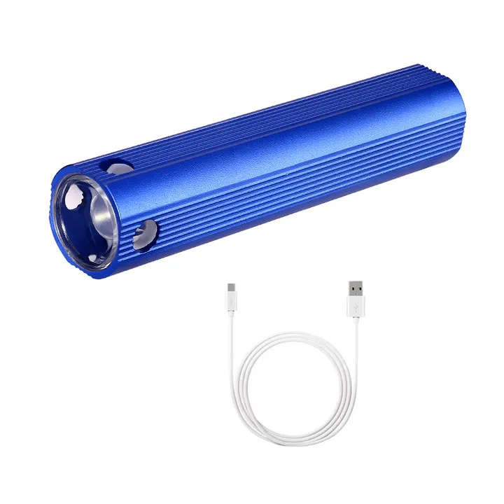 Ультра Мощная перезаряжаемая usb светодиодная вспышка светильник power bank флэш-светильник тактический светодиодный фонарь Карманный фонарь Мини-Прогулка лампы - Испускаемый цвет: Package A