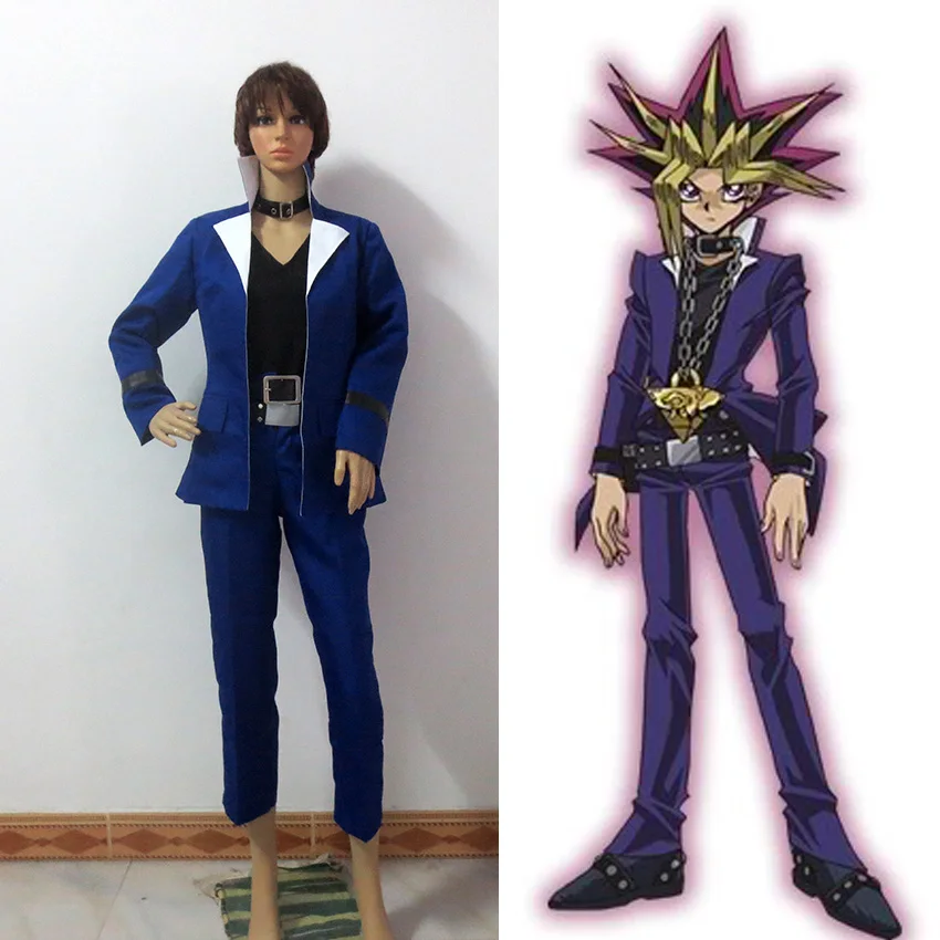 Yu-Gi-Oh! Yu-Gi-oh маленькая юги Муто Костюмы для косплея Для мужчин Косплэй Halloween Party Рождество COS индивидуальный заказ