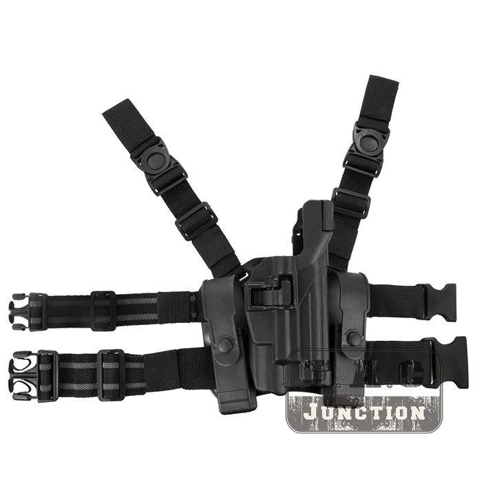 Тактический Serpa уровень 3 автоматический замок Duty Right Hand Drop Leg кобура с держателем света для SIG SAUER P220 P225 P226