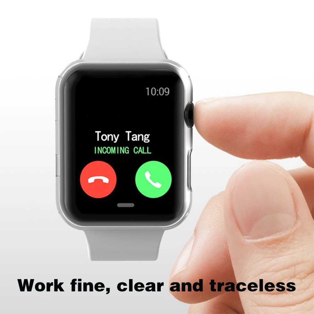 Чехол Hoomall ProBefit для Apple Watch 4 3 2 1 38 мм 42 360 встроенный прозрачный защитный чехол из