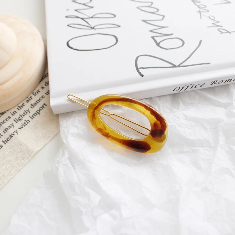 Простой корейский стиль уксусная кислота акриловая смола шпильки для волос