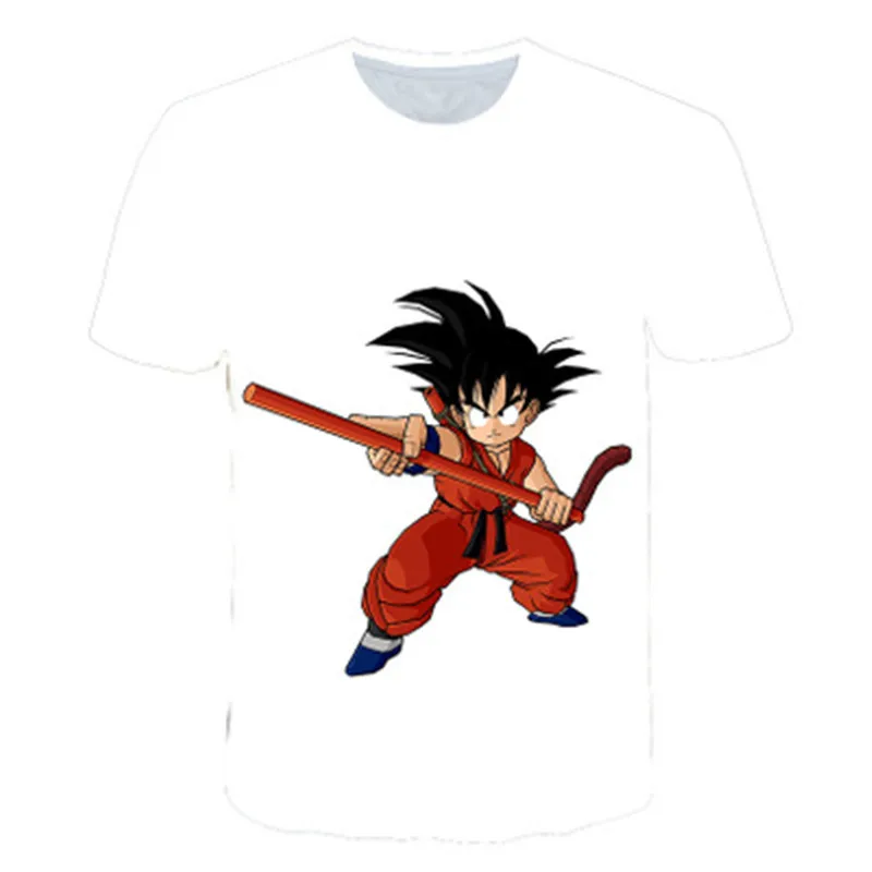 205 Супер Saiyan/футболка с 3D принтом «Жемчуг дракона» Z Goku, летняя модная футболка, топы для мальчиков, одежда с 3D принтом, Детская футболка с рисунком - Цвет: 205