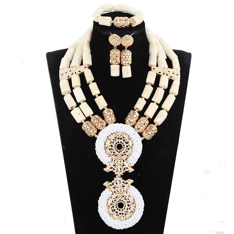 Фантастические настоящие красные коралловые Свадебные бусы коралловые Свадебные украшения Серебро нигерийский Свадебный нагрудник эффектное ожерелье серьги набор CG050 - Окраска металла: 5