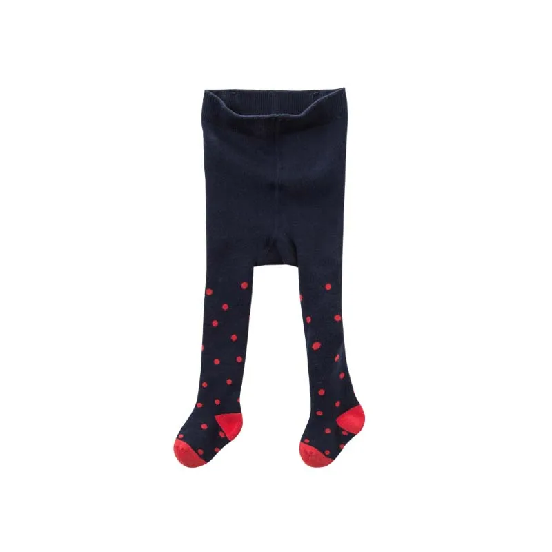 DB6292-navy DB3957 dave bella/осенне-зимние детские жаккардовые Лолита колготки - Цвет: DB6292-navy