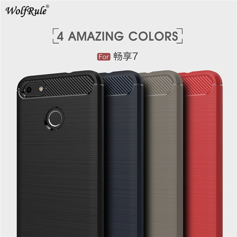 Чехол wolfrole для Huawei P9 Lite Mini Ударопрочный Мягкий чехол из ТПУ с кистью телефона