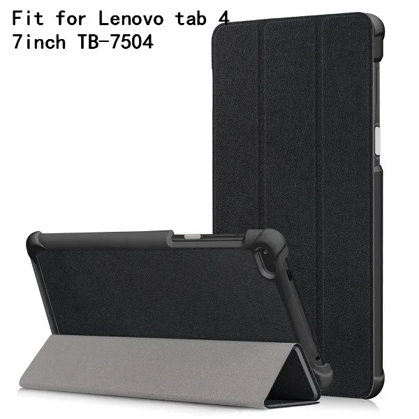 Чехол с рисунком для Lenovo Tab4 Tab 4 7 дюймов TB 10. 0 ТБ 7504X (7504) смарт чехол + подарок|smart