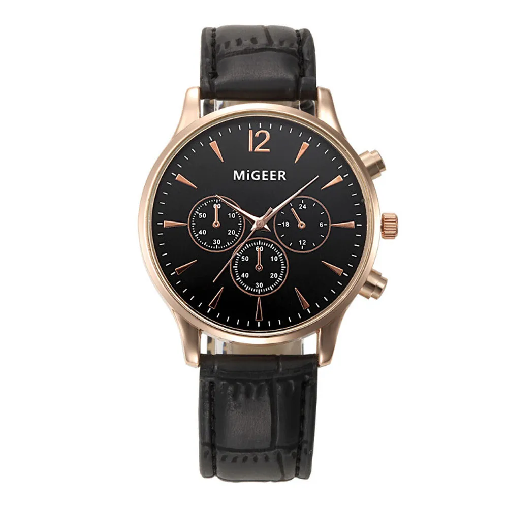 

Men Wrist Watch Luxury Fashion Crocodile Faux Leather Analog Quartz Watch watches mens 2021 men wristwatch clock