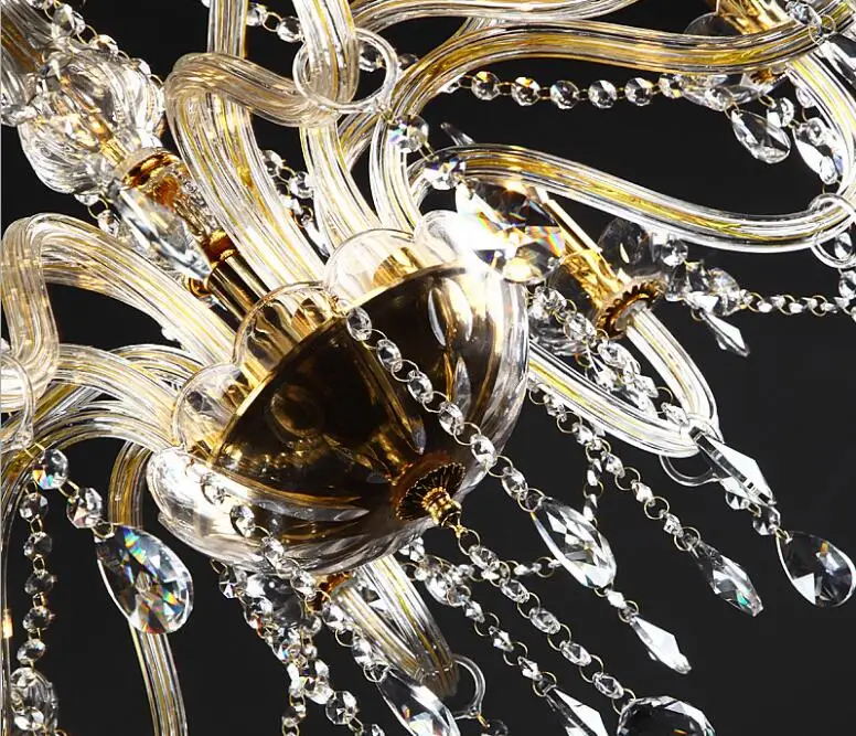 Современные хрустальные люстры K9 потолочные светильники e14