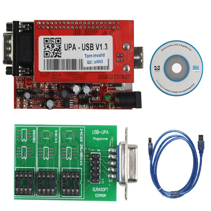 UPA USB программист USB V1.3 V2014 Программист Полный Адаптеры с функциями NEC 40Pin Zif Разъем 16Pin SOIC 93C чип 24C01 85C92
