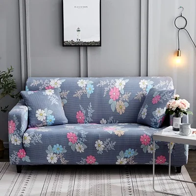 Sofa Cover 5 WLIARLEO цветочный чехол эластичные яркие диванных чехлов стрейч секционные сиденья в форме диван Чехол capa de диван 2/3/4 местный крышка - Цвет: Sofa Cover 5