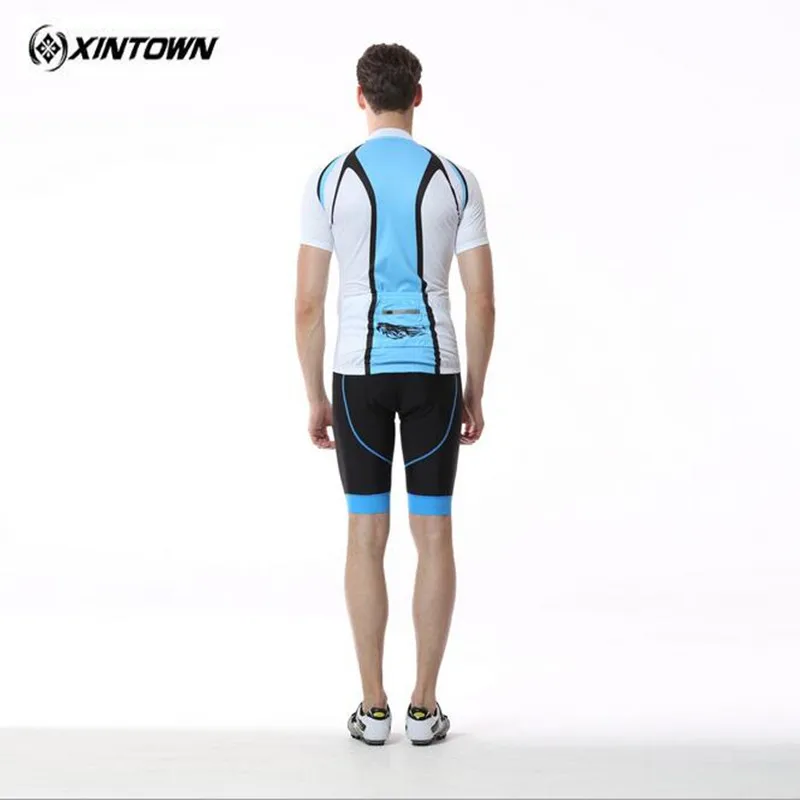 

XINTOWN 2019 Summer Blue Eagle Cycling Clothing Breathable Mountian Bicycle Clothes Ropa Ciclismo Quick-Dry Cycling Jersey Sets