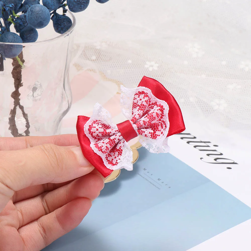 Hot sale Cute Lace Bowknot Hair Clips Baby Girl Hairpin Children Bow Accessories | Детская одежда и обувь