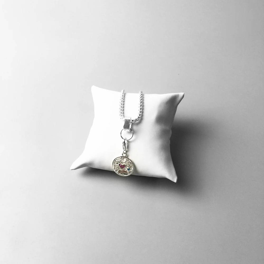 

Classic Charms Pendant Carriers, 2018 New Fashion Jewelry 925 Sterling Silver Trendy Gift For Women Girl Lovers