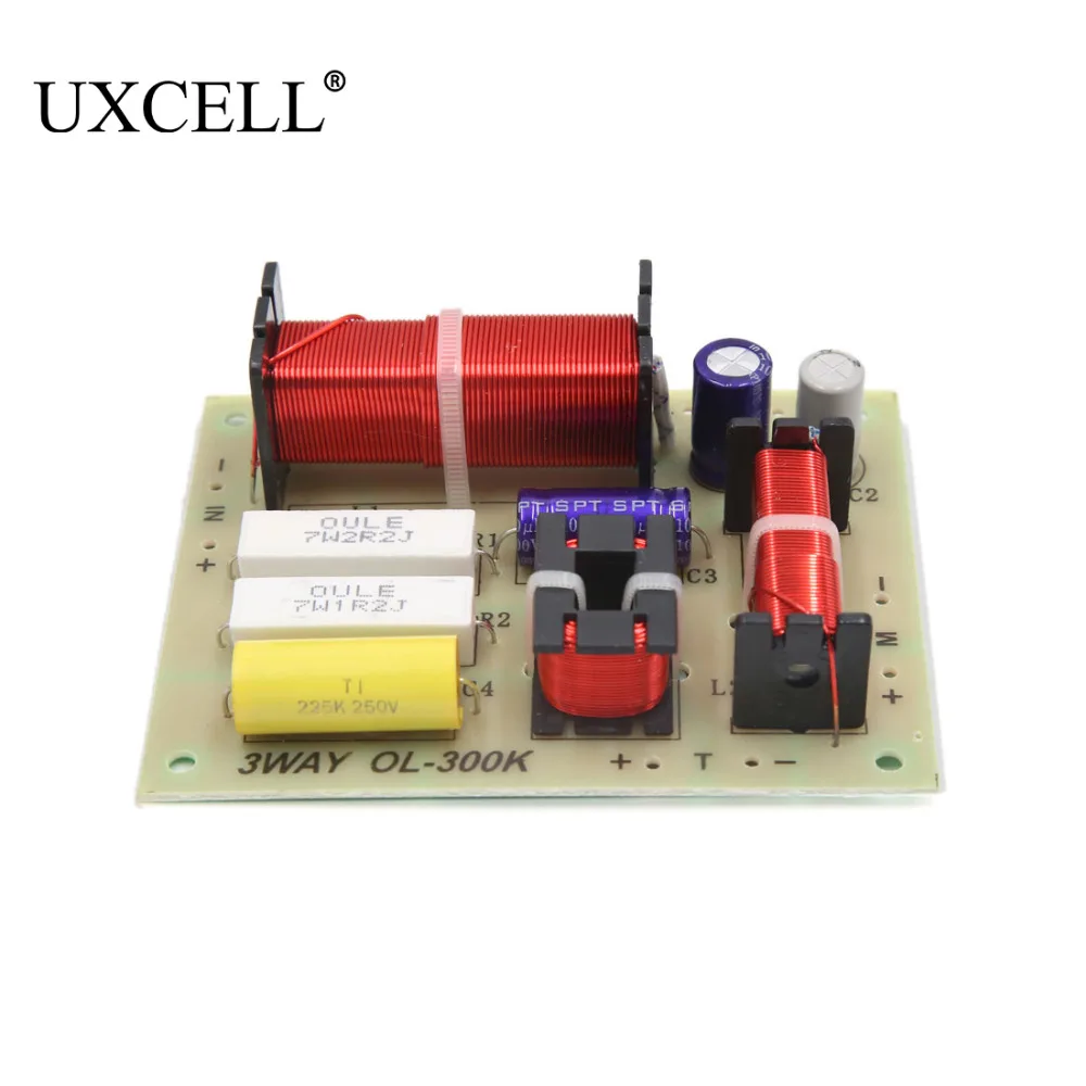 UXCELL 2 шт. 180 Вт 3 полосный аудио динамик разделитель частоты фильтр