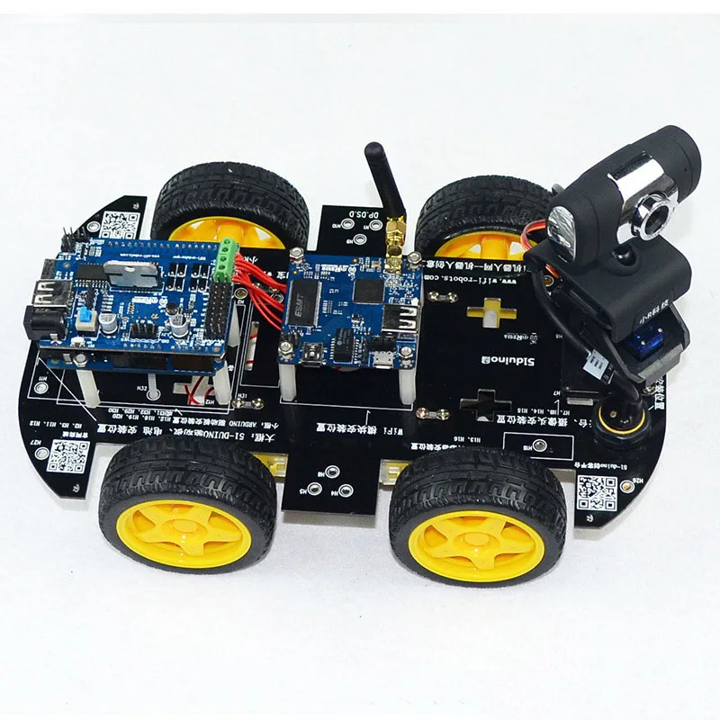 DS робот Wifi автомобиль комплект с камерой FPV умный танк машина для arduino управлением