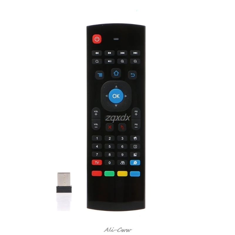 Для 2 4G Fly Air Mouse мини клавиатура ИК обучение Беспроводное дистанционное