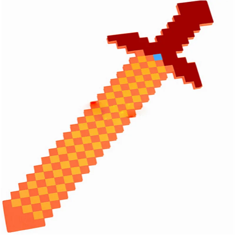2016 новые Стиль красочные Minecraft Меч 76 см Best подарок для детей Обувь мальчиков