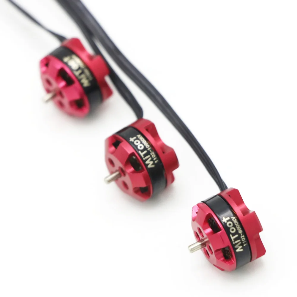 4 шт./лот Mitoot 1102 7500KV 8000KV 10000KV 1-3S бесщеточный двигатель для 50-90 мм Micro FPV гоночного