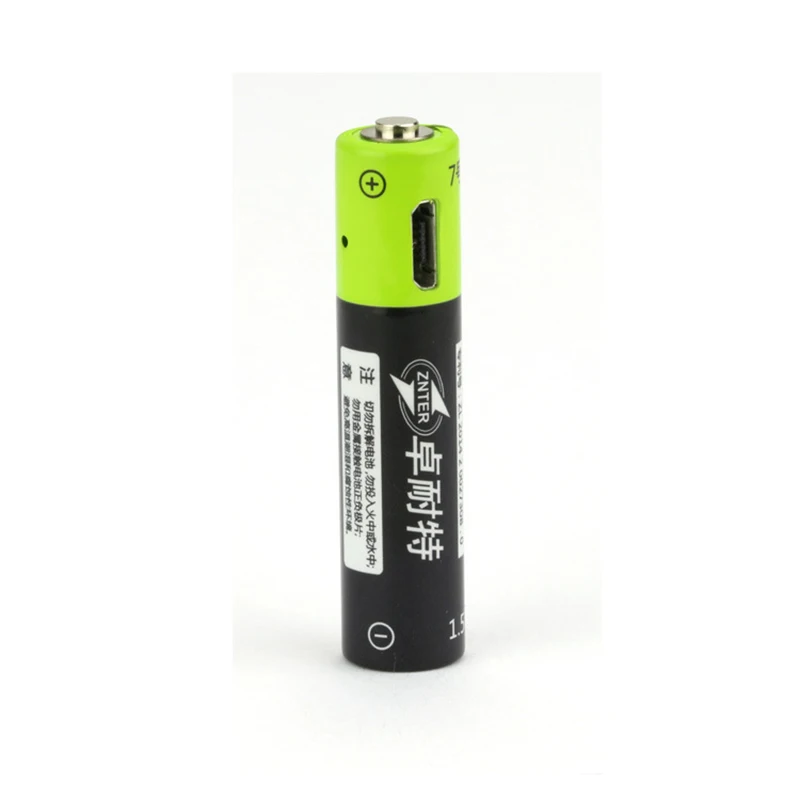4 шт ZNTER 1 5 V 400 mah usb AAA аккумулятор mAh литий полимерный ионный li po не включает