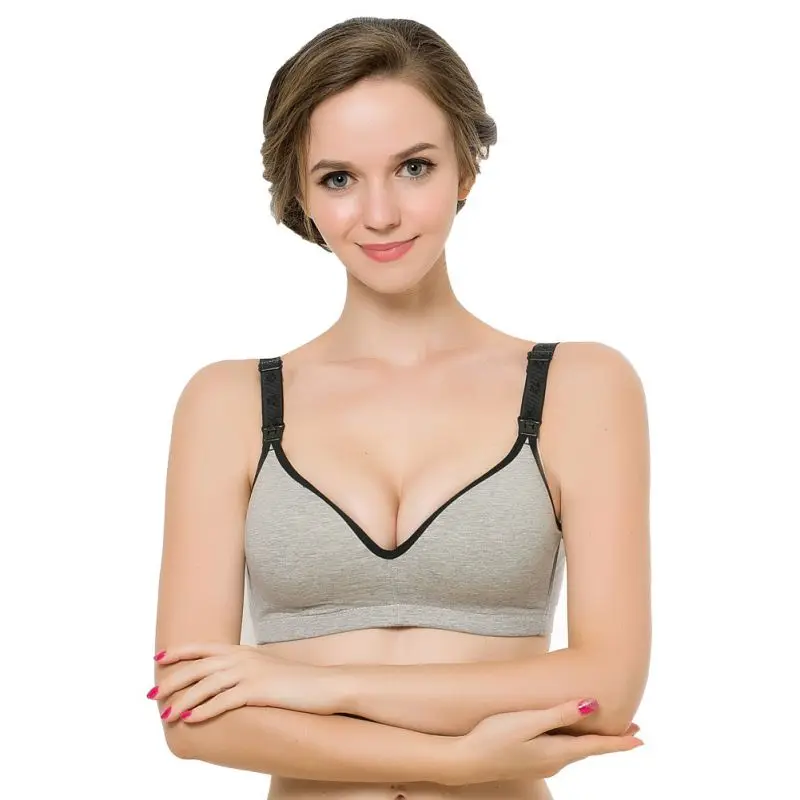 Женский бюстгальтер для кормления беременных без косточек грудного
