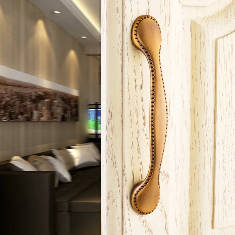 Ручки для антикварной мебели из цинкового сплава цинковый сплав ящика шкафа