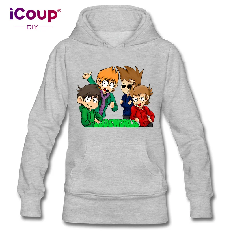 ICoup Женская толстовка Eddsworld EW хлопок