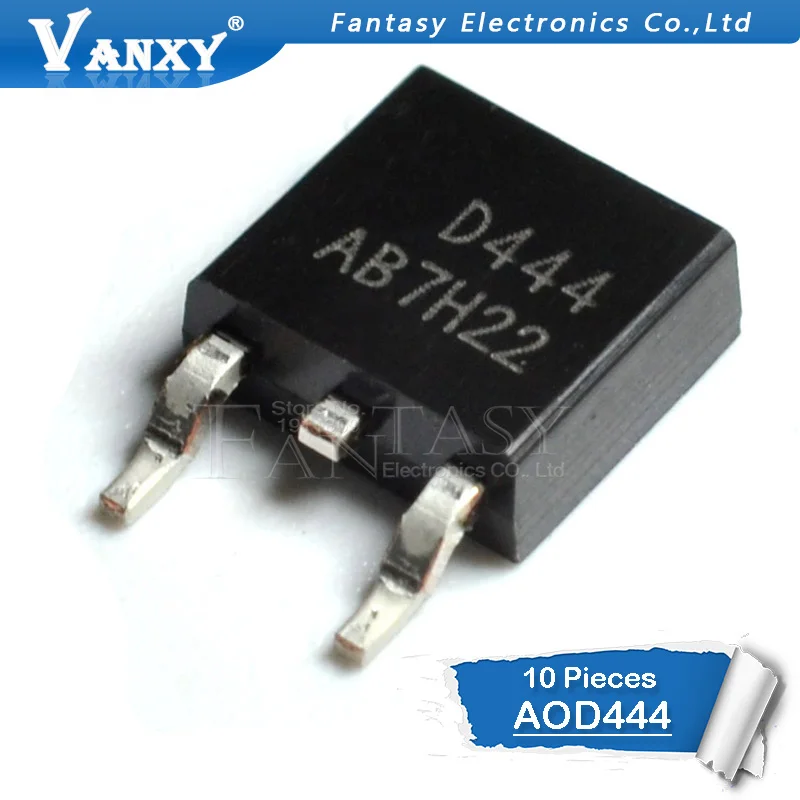 10 шт AOD444 TO252 D444 TO-252 SMD | Электронные компоненты и принадлежности