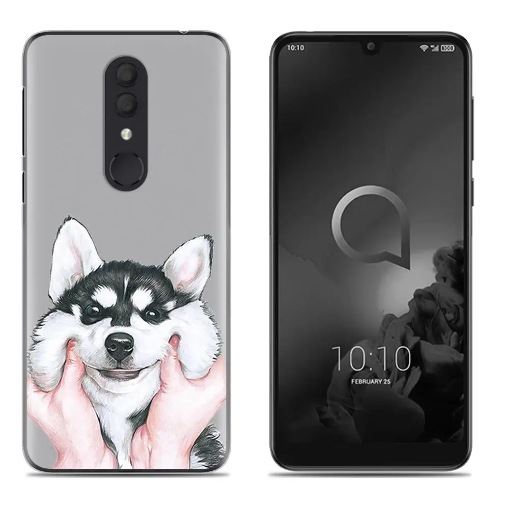 13 Ударопрочная задняя крышка для телефона Alcatel 3()/5053 классный модный дизайн мягкий чехол цветной окрашенный ТПУ силиконовый чехол - Цвет: 13