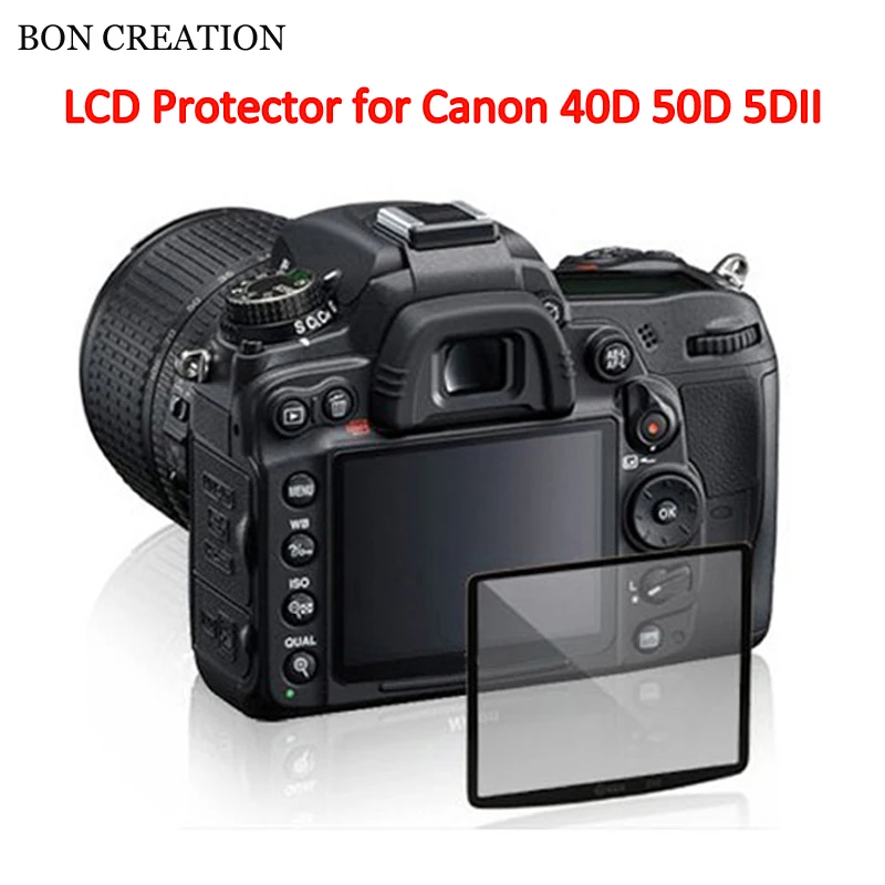 Профессиональное Защитное стекло для оптического ЖК экрана Canon 40D 50D 5DII|screen